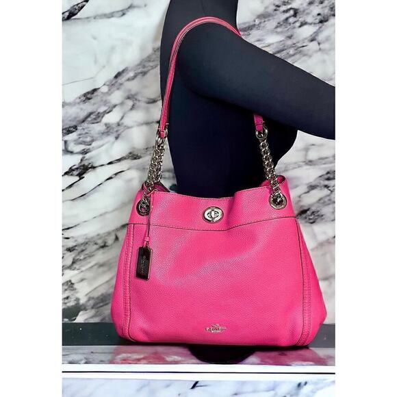 Coach 36855 Turnlock Edie Bag & Matching Wallet - Picture 9 of 16